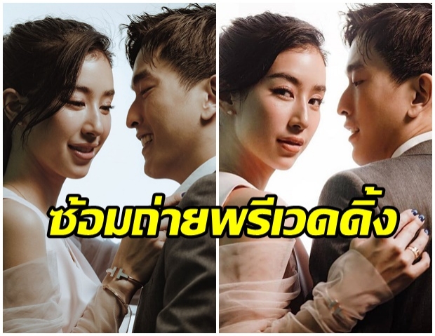 หวานไม่ไหว!! มิ้น - ภูผา ควงคู่ถ่ายเเบบเครื่องเพชร มองเผินๆนึกว่าถ่ายพรีเวดดิ้ง 