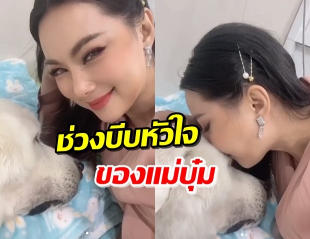 ‘บุ๋ม’ เข้าเยี่ยม ‘ลุงเค็ม’ สุนัขที่รักอาการทรุด หมอบอกให้ทำใจ (คลิป)