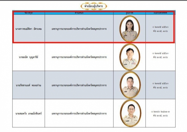 ส่องค่าตอบแทน เพลง ชนม์ทิดา ในตำแหน่งเลขาฯ ช่วยงานแม่  ตู่ นันทิดา