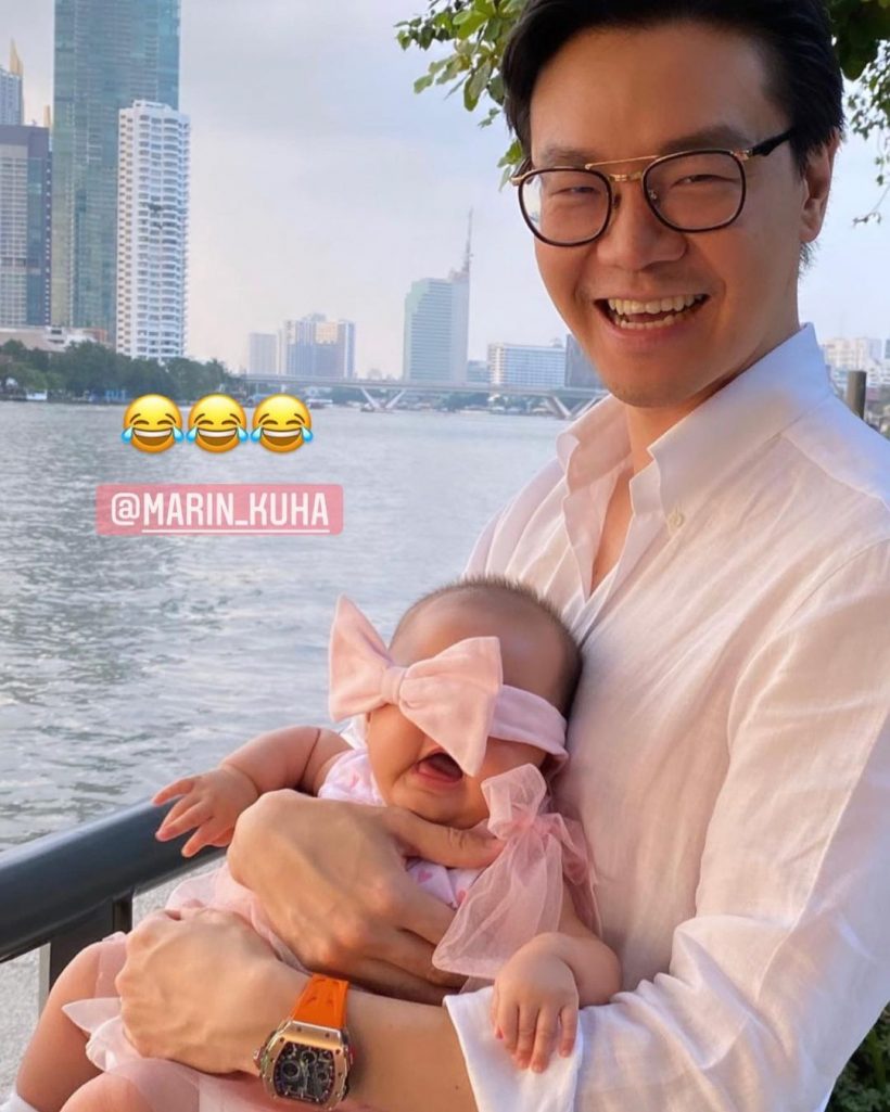 มิว เปิดภาพสุดพีคอย่าปล่อยลูกสาวไว้กับพ่อ จะขำหรือสงสารก่อนดี