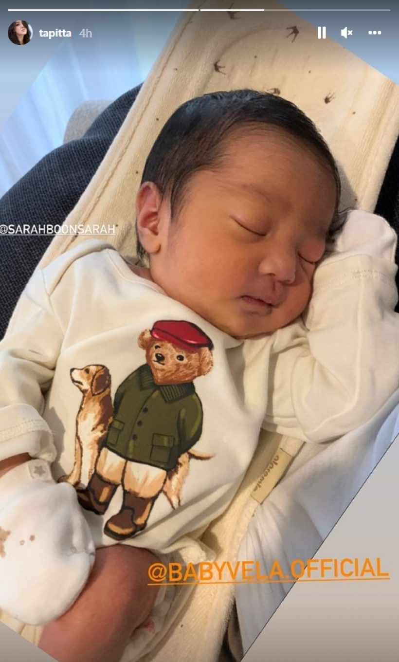   หลงรักเลย! น้องธริณลูกชายพิตต้า จมูกพุ่งปรี๊ดน่ารักน่าเอ็นดูสุดๆ