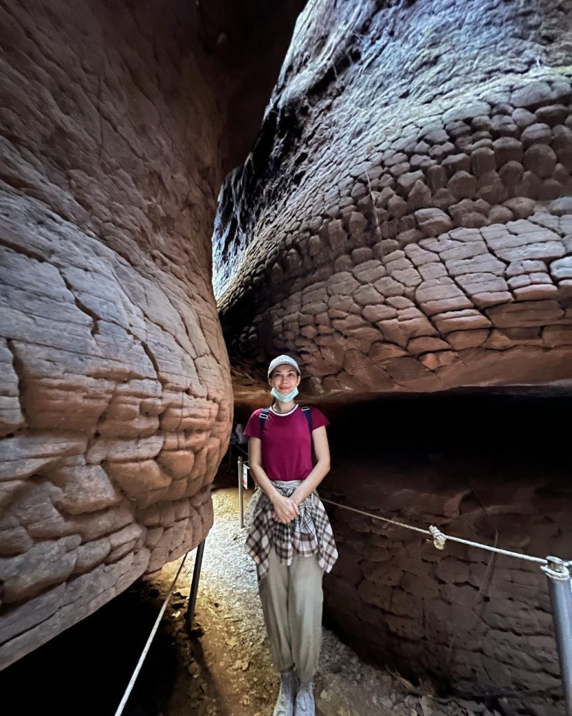  สงกรานต์- แมท ควงคู่ไหว้ถ้ำนาคาโชว์หวานชื่นมื่นส่งท้ายปี