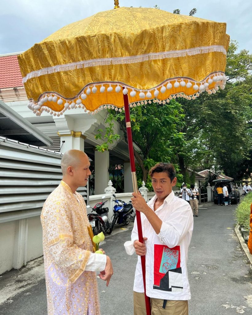 อนุโมทนาบุญ ดาราหนุ่มตระกูลดัง เข้าพิธีอุปสมบทแล้วอย่างเรียบง่าย