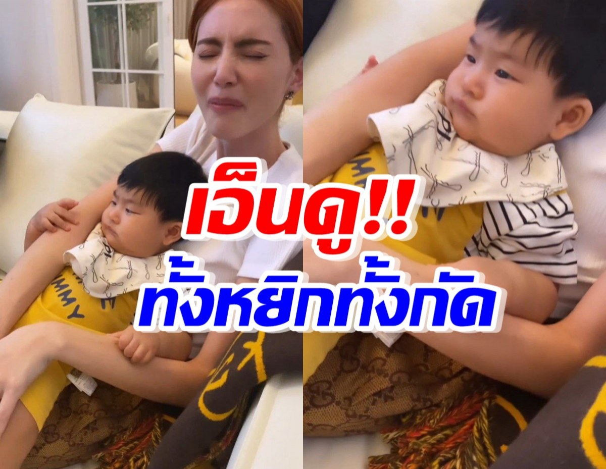 เอ็นดู!! “ใหม่ ดาวิกา”กับ“น้องพีร์เจ” งานนี้ทั้งหยิกทั้งกัด