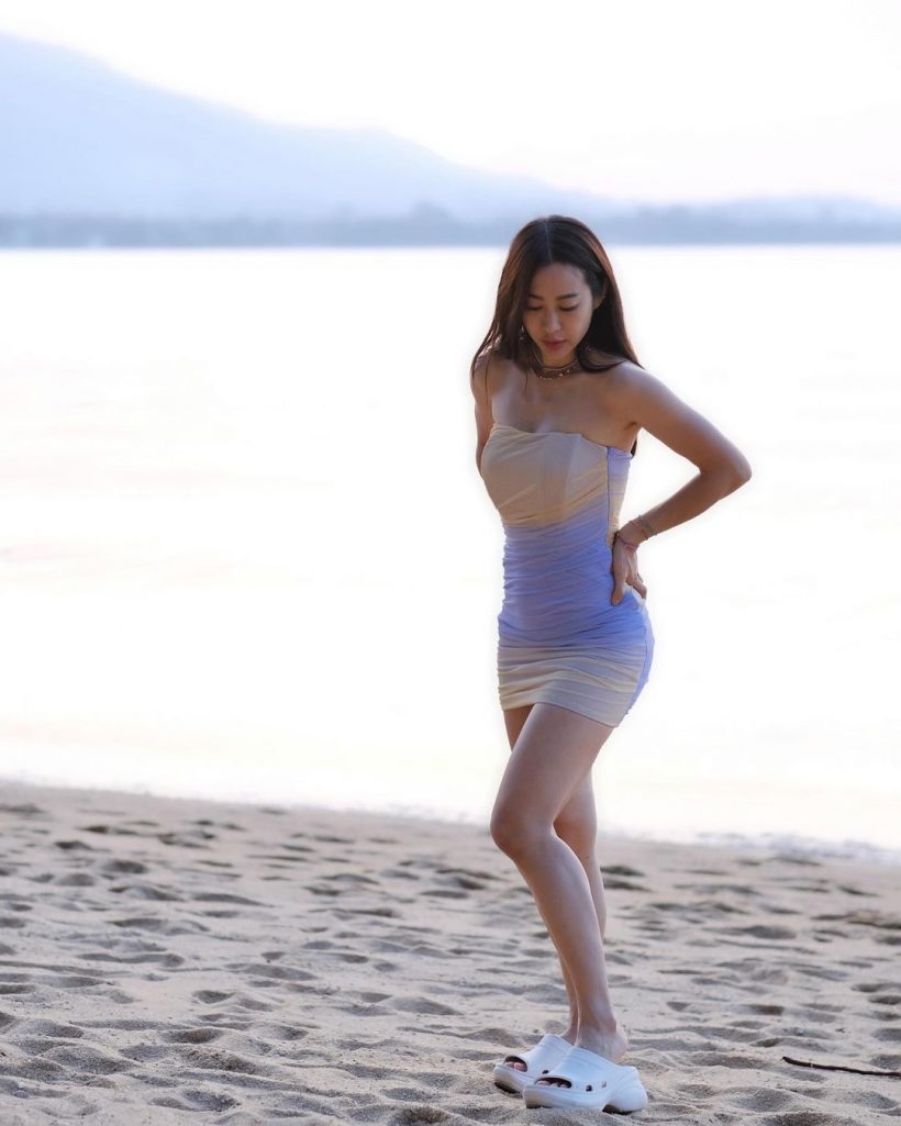 นักแสดงสาวปล่อยช็อตเด็ด ซี๊ดซ๊าดใจสั่นไม่สนแดดไทย