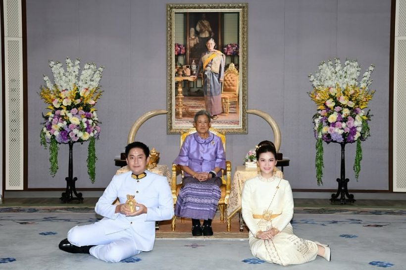 ปลื้มปิติ อดีตนางงามดัง เข้าพิธีสมรสพระราชทานสุดเรียบง่าย