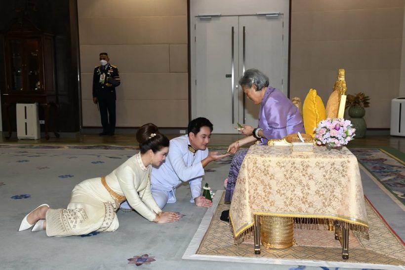 ปลื้มปิติ อดีตนางงามดัง เข้าพิธีสมรสพระราชทานสุดเรียบง่าย