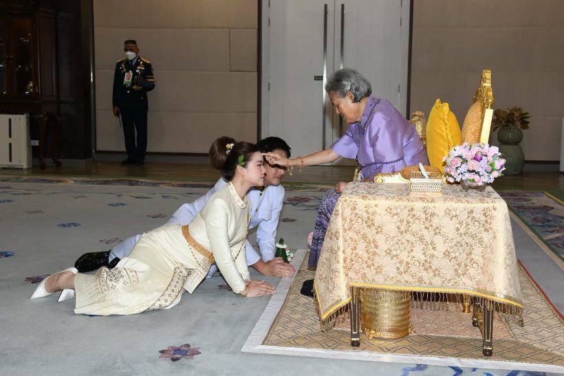 ปลื้มปิติ อดีตนางงามดัง เข้าพิธีสมรสพระราชทานสุดเรียบง่าย