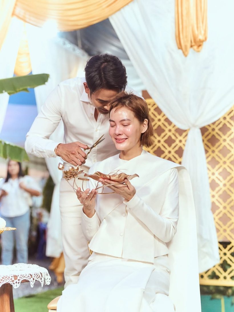 ไม่พลาด! พระเอกตัวท็อปช่อง 3 โผล่ร่วมอนุโมทนาบุญกับสามเณรีเจนี่