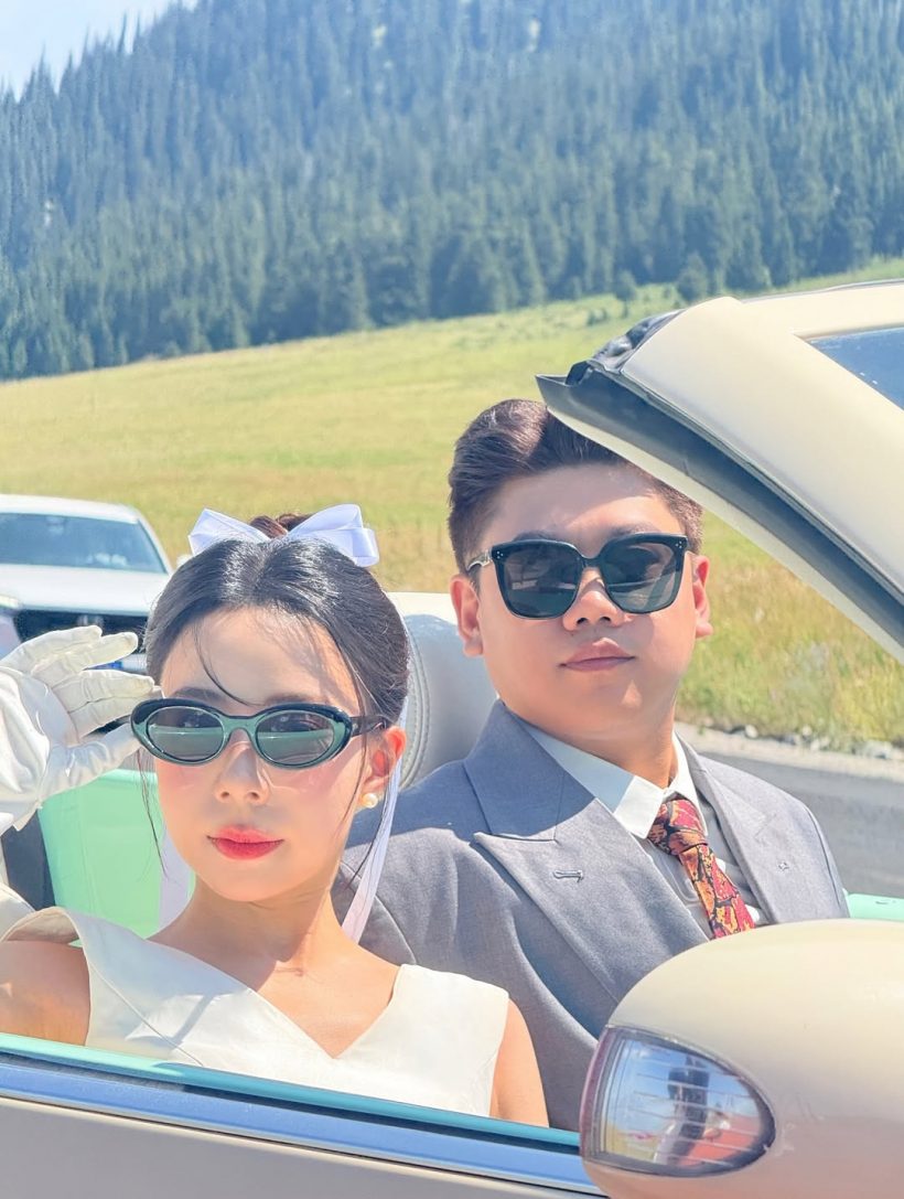 สวยหล่อสุดลงตัว! พี่สาวพระเอกดัง ปล่อยภาพพรีเวดดิ้งโรแมนติก