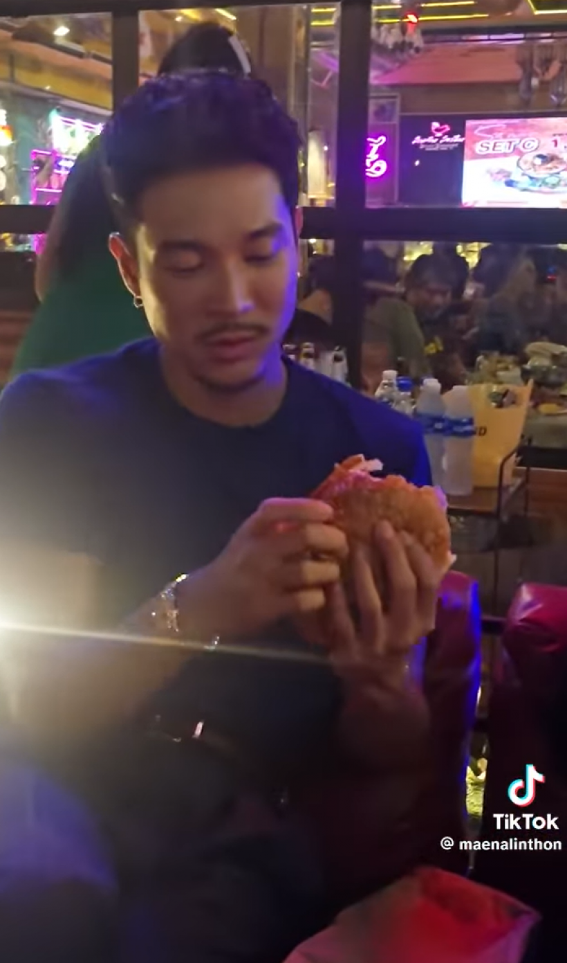 ดาราสาว รับดราม่าเต็มๆ หลังขอเบอร์เกอร์ ท็อป ทศพล กิน!