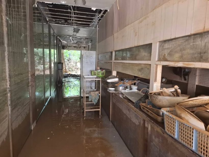 ใจสลาย! เคน เผยภาพร้านเละไม่เหลือเค้าเดิม หลังน้ำท่วมสงขลา
