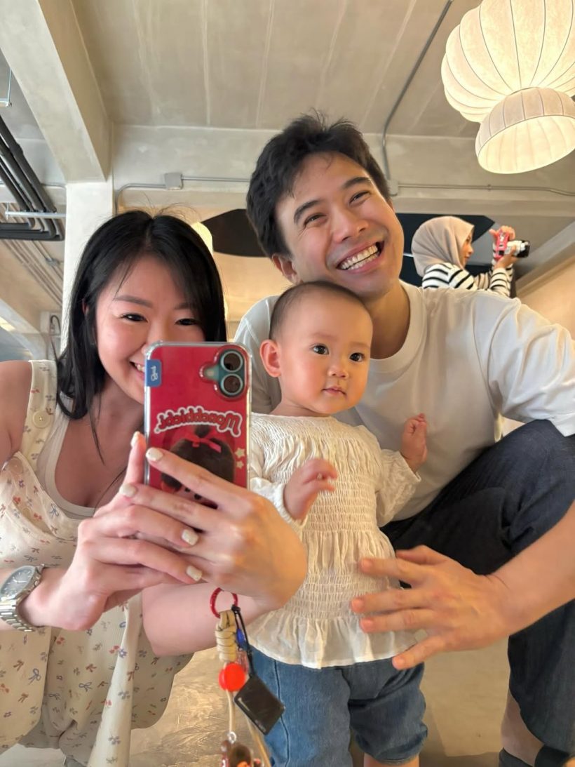 เปิดภาพครอบครัว พระเอกดัง ยันข่าวเรื่องลูก ไม่ใช่คนนี้จริงๆ