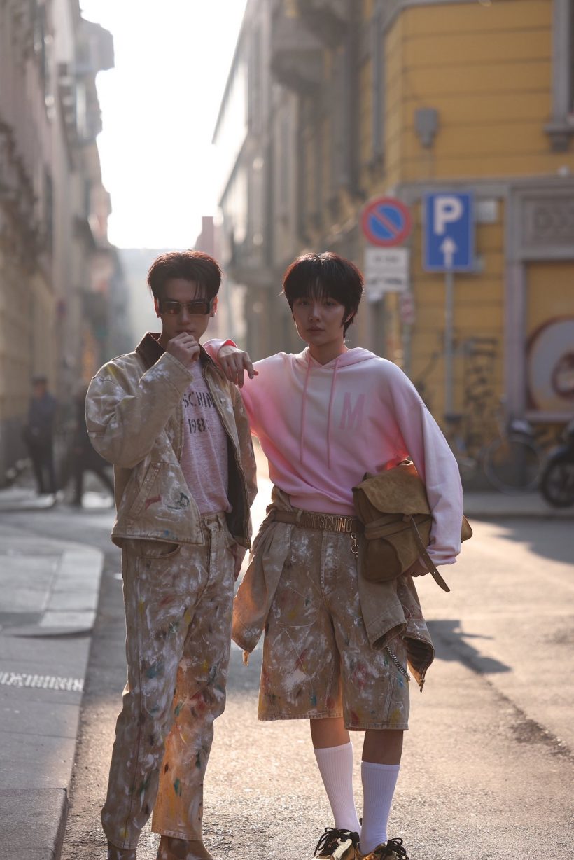 นึกว่าหลุดจากรันเวย์! เก่งน้ำปิง กับแฟชั่นเลอะสีที่ดูแพงมาก