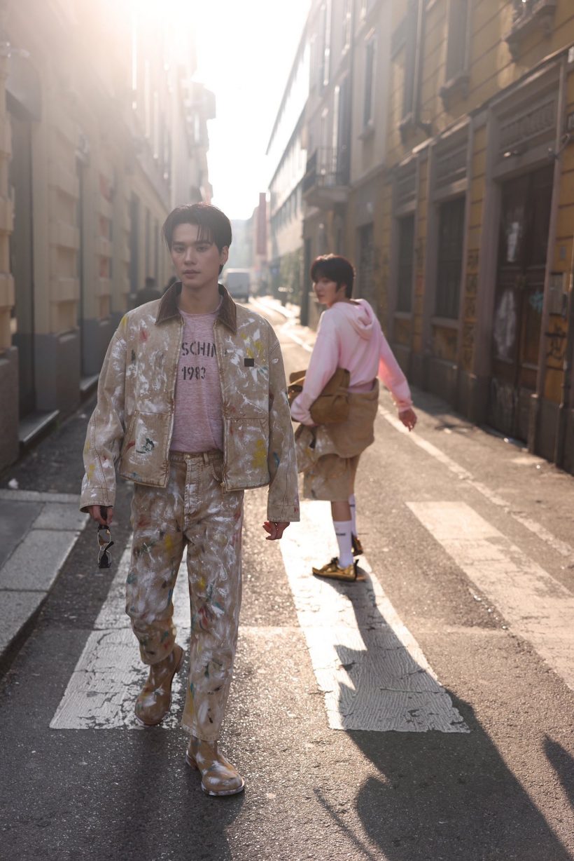 นึกว่าหลุดจากรันเวย์! เก่งน้ำปิง กับแฟชั่นเลอะสีที่ดูแพงมาก