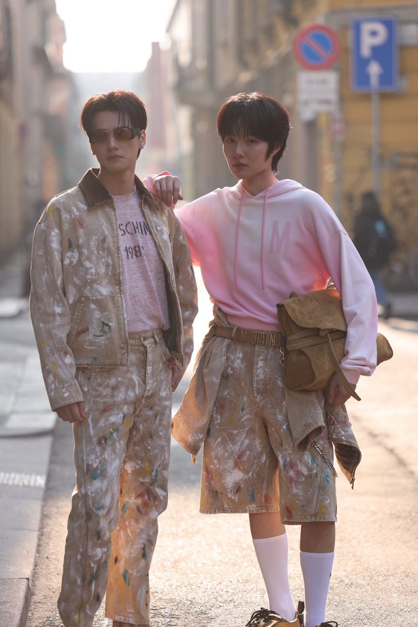 นึกว่าหลุดจากรันเวย์! เก่งน้ำปิง กับแฟชั่นเลอะสีที่ดูแพงมาก