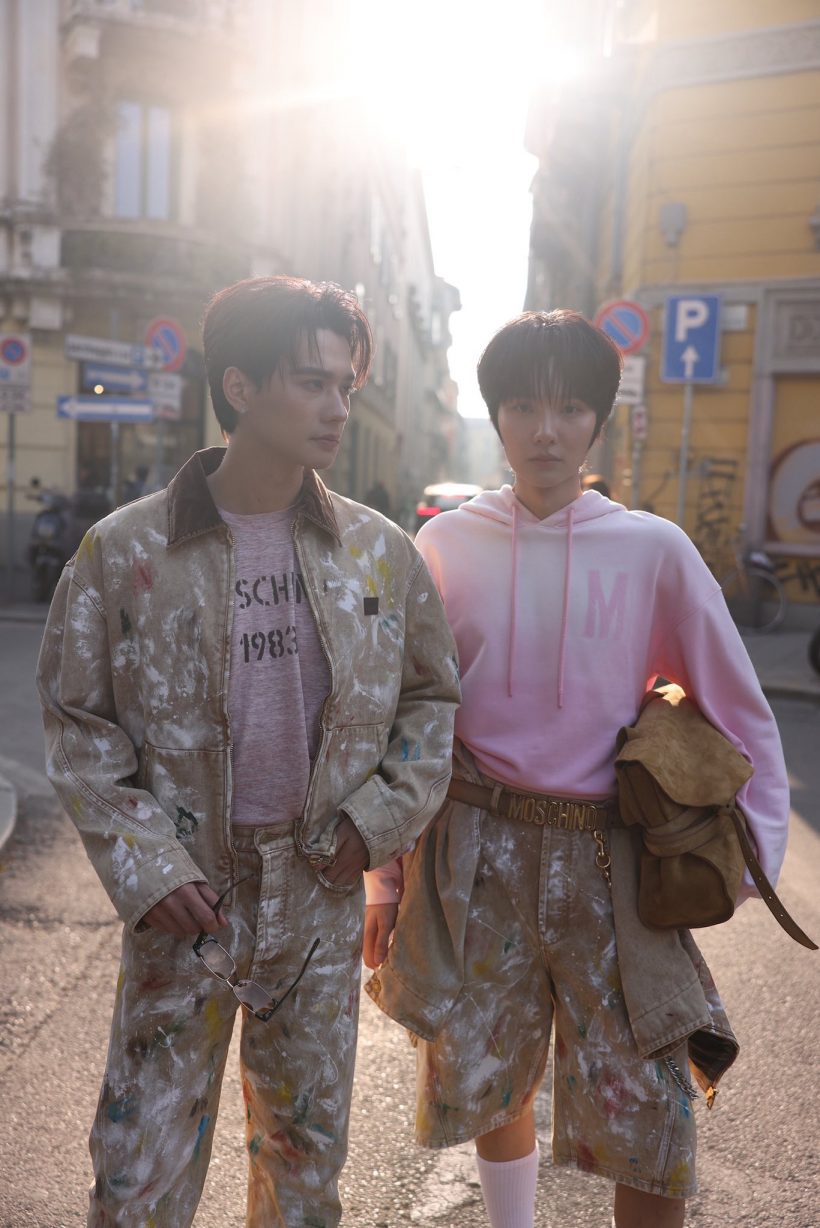 นึกว่าหลุดจากรันเวย์! เก่งน้ำปิง กับแฟชั่นเลอะสีที่ดูแพงมาก