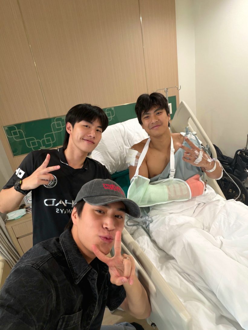 ภาพล่าสุด โอม ภวัต หลังประสบอุบัติเหตุ ทำแฟนๆ ใจชื้น