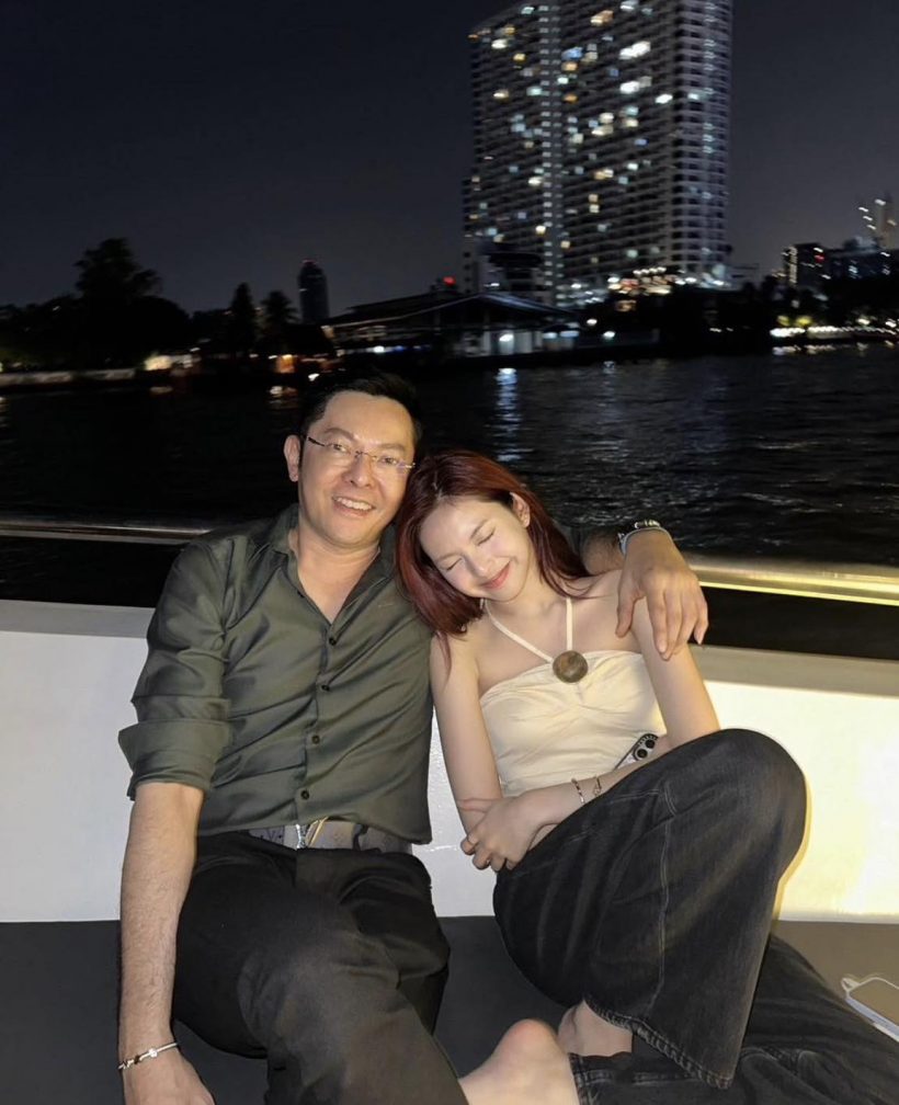 รับสงกรานต์! "ชิกิต้า" ควงคุณพ่อล่องเรือ ชมวิวเจ้าพระยาสุดอบอุ่น