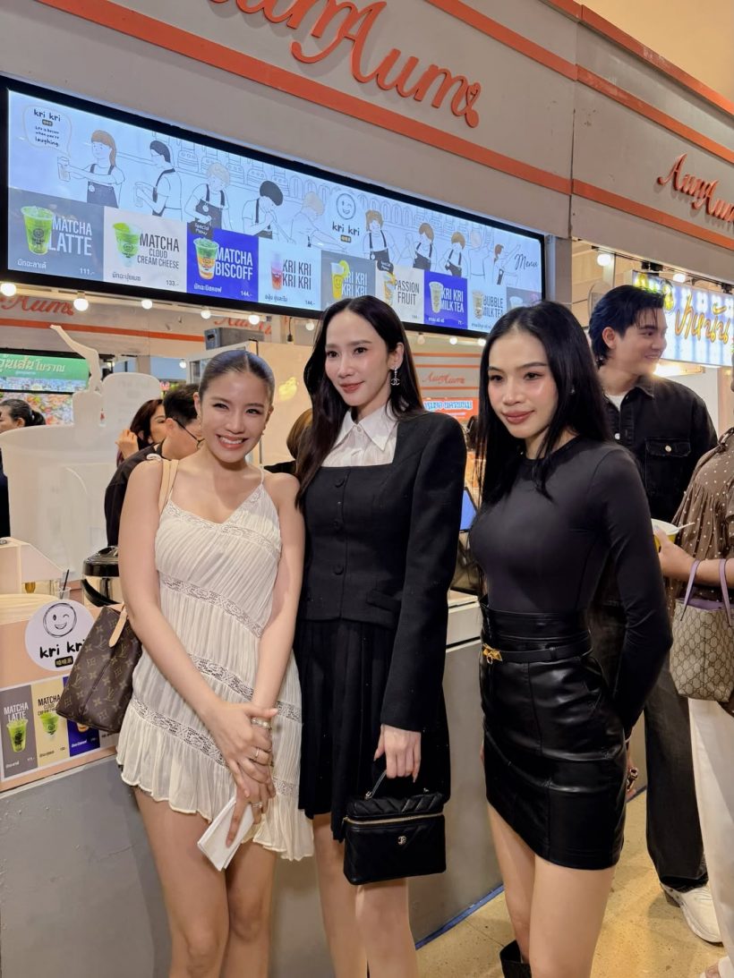 ดาราสาวดัง เก็บอาการไม่อยู่ เมื่อเจอไอดอล อั้ม พัชราภา