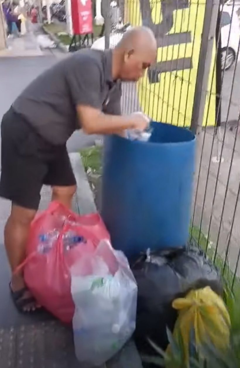 ความจนมันน่ากลัว! เปิดภาพคนดัง สู้ชีวิตเก็บขวดขาย