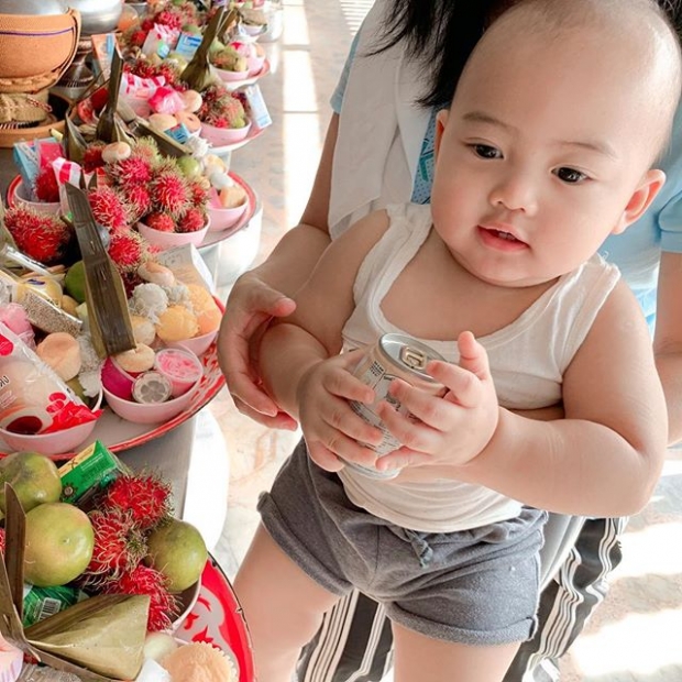 ใครๆก็เอ็นดูหนู! “น้องเจ้าคุณ” ลูกชายของ “กระแต ศุภักษร” ชอบสุดคือการได้ทำสิ่งนี้