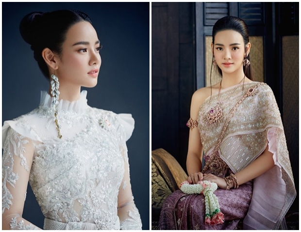 เลอค่ามาก!  วาววา ณิชารีย์ จัดเต็มชุดไทย ถ่ายเเบบ สวยสง่าดั่งนางพญา