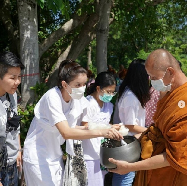 ไอซ์ อภิษฎา มุ่งทางธรรม ฝึกปฎิบัติธรรม ณ วัดป่าเจริญราช