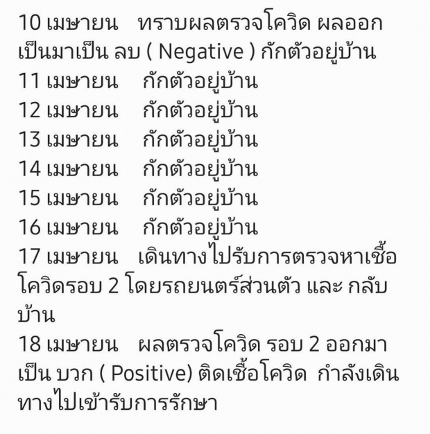 ขันเงิน ไทเทเนี่ยม ติดโควิด ผ่านไป 15 วันเพิ่งตรวจเจอ