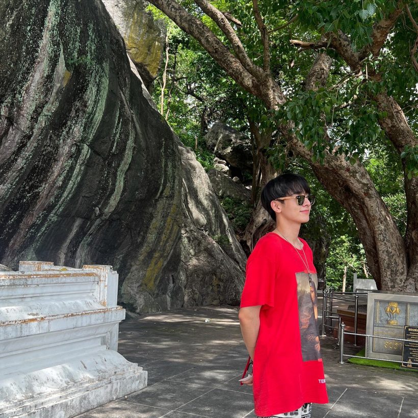 กองทัพพีค เคลื่อนไหวโพสต์ภาพใหม่ หลังถูกจับผิดไปทำบุญกับเบลล่า