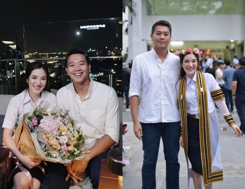 ดาราสาวแฮปปี้คบแฟนต่างวัย14ปี ฝ่ายชายแอบหวงชอบให้แต่งตัวบ้านๆ 