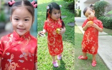 รวมความน่ารัก!! ลูกหลานดารา ในชุดกี่เพ้า พร้อมรับอั่งเปา