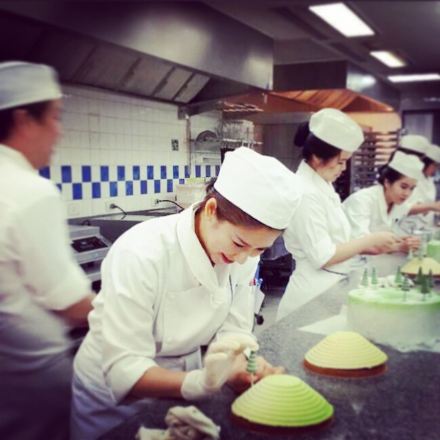 ป๊อก ปิยธิดา ขึ้นแท่นเชฟ จบโรงเรียนสอนทำอาหารดัง Le Cordon Bleu