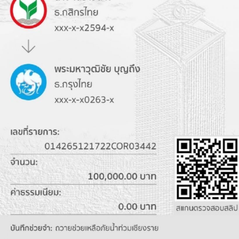 ณเดชน์ ควัก 100,000 บาท ช่วยฟื้นฟูชาวเชียงราย