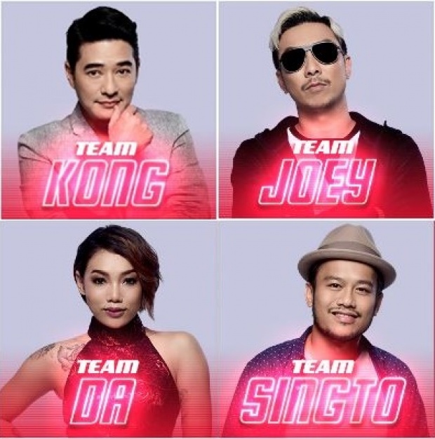 โฉมหน้าลูกทีมของโค้ชทั้ง 4 The voice Thailand 5 หลังจบรอบ Bliand Auditions