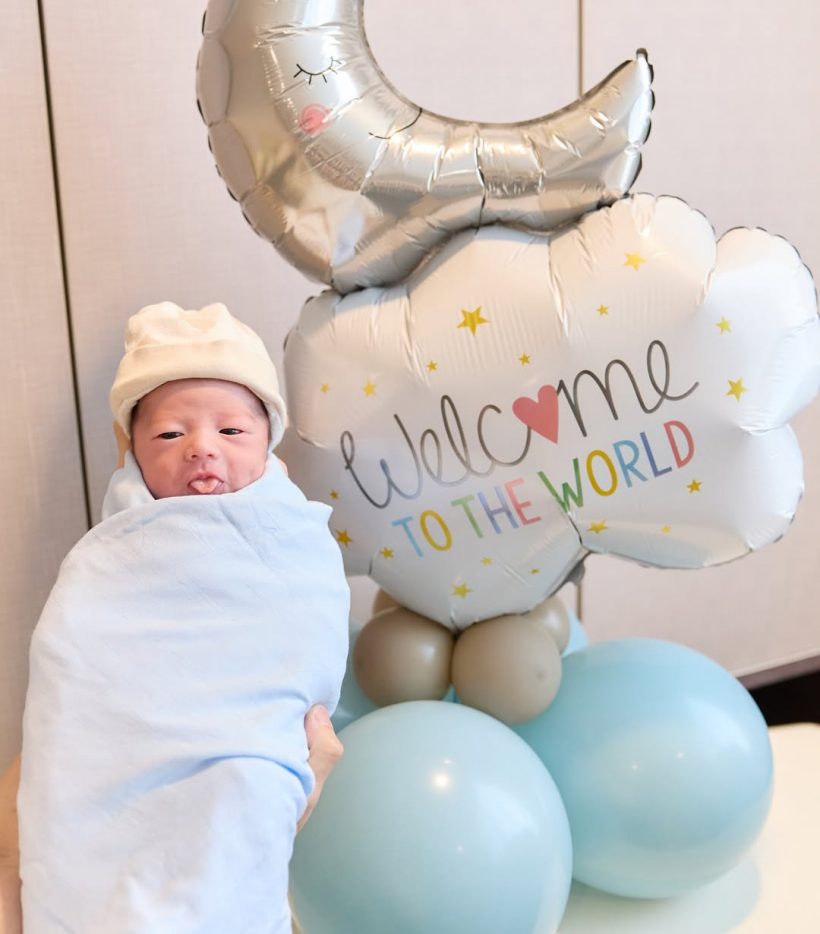 กวาง-เเบม ต้อนรับลูกชายคนเเรก น้องบิโน่ หล่อตั้งเเต่เกิด