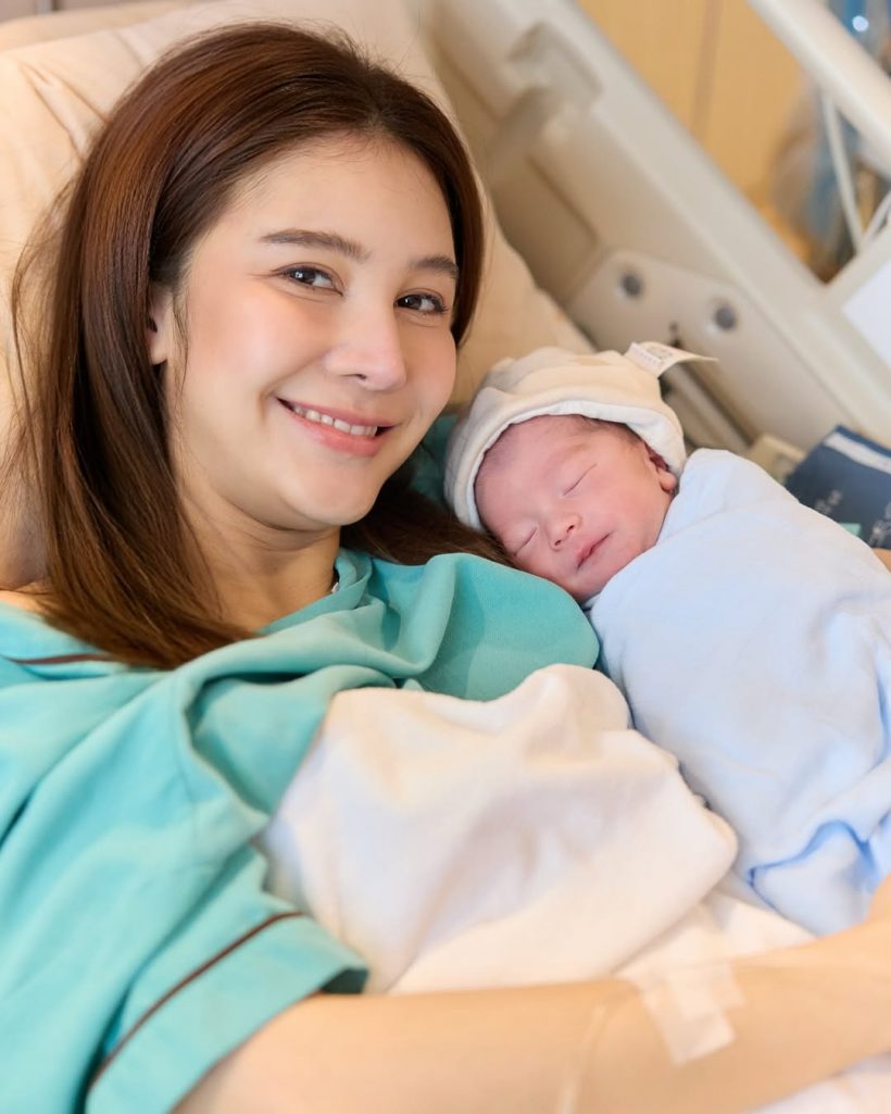 กวาง-เเบม ต้อนรับลูกชายคนเเรก น้องบิโน่ หล่อตั้งเเต่เกิด
