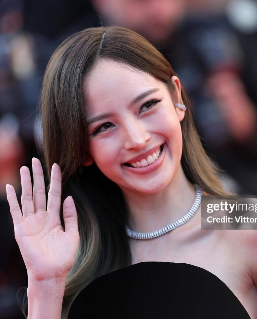 ครั้งเเรกของ ณิชา ณัฏฐณิชา บนพรมเเดงคานส์ สวยไร้ที่ติโนฟิลเตอร์