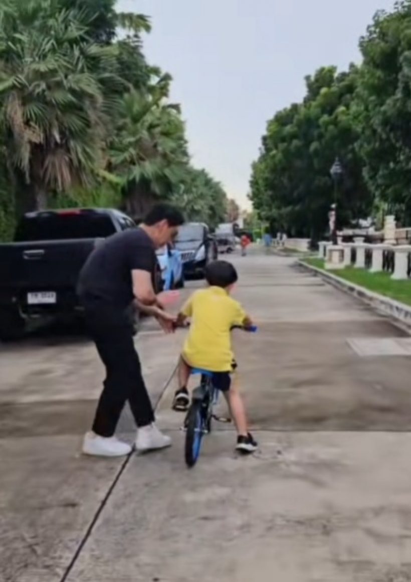 เพชรจ้าสอนไทก้าปั่นจักรยาน แต่ชาวเน็ตมอง แบบนี้ดุไปมั้ย?