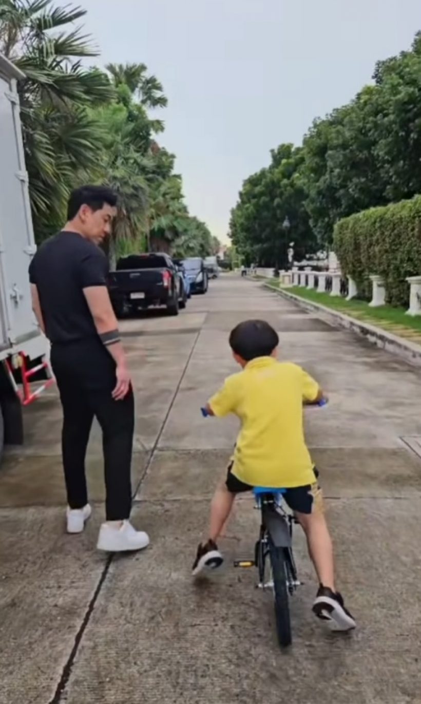 เพชรจ้าสอนไทก้าปั่นจักรยาน แต่ชาวเน็ตมอง แบบนี้ดุไปมั้ย?