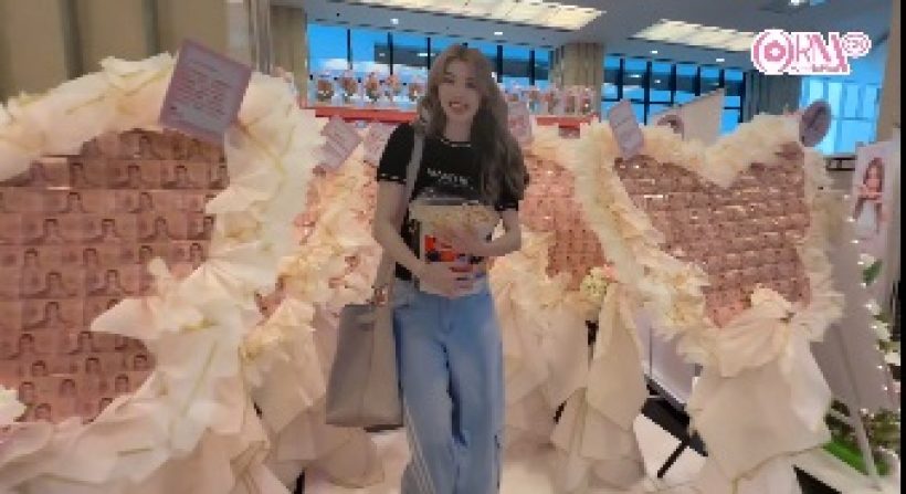 ขนลุก! แฟนคลับทุ่ม 100 ล้าน เปย์หลิงออม จนต้องเอาสิบล้อมาขน!