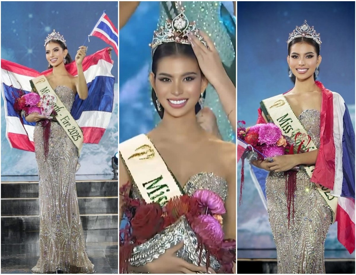 ทำสำเสร็จแล้ว! น้ำเหนือ วารี คว้ามงกุฎ Miss Earth Fire 2025