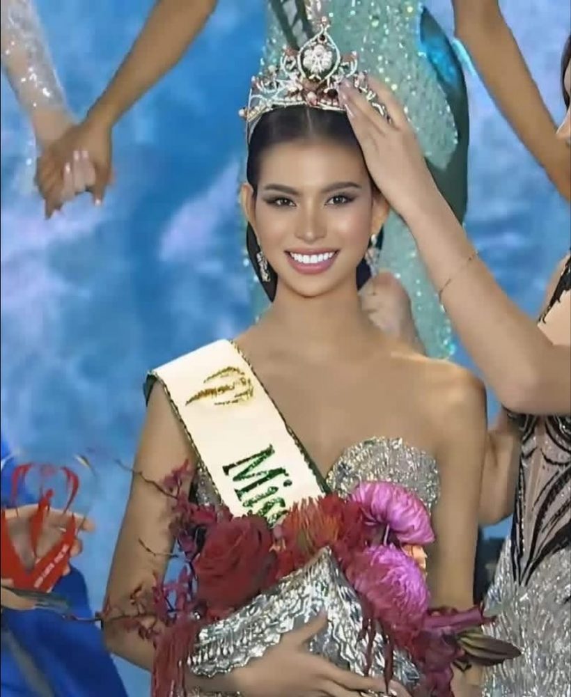 ทำสำเสร็จแล้ว! น้ำเหนือ วารี คว้ามงกุฎ Miss Earth Fire 2025