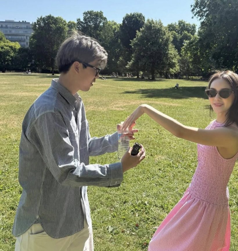 สละโสด..ลูกสาวคู่รักดารา เซย์เยสแฟนหนุ่มทายาทอสังหาฯ คุกเข่าขอแต่ง