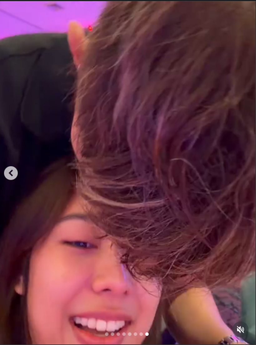 น้ำตาลหก! นางเอกสาว-แข้งทีมชาติ กับซีนจุ๊บหัว หวานกว่านี้มีอีกมั้ย?