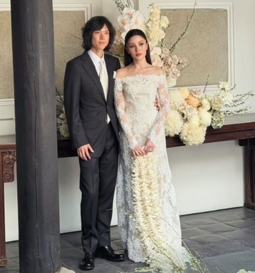 มิลลี่-ระฟ้า เข้าพิธีวิวาห์แล้ว เจ้าสาวสวย สมเป็นสะใภ้หมื่นล้าน