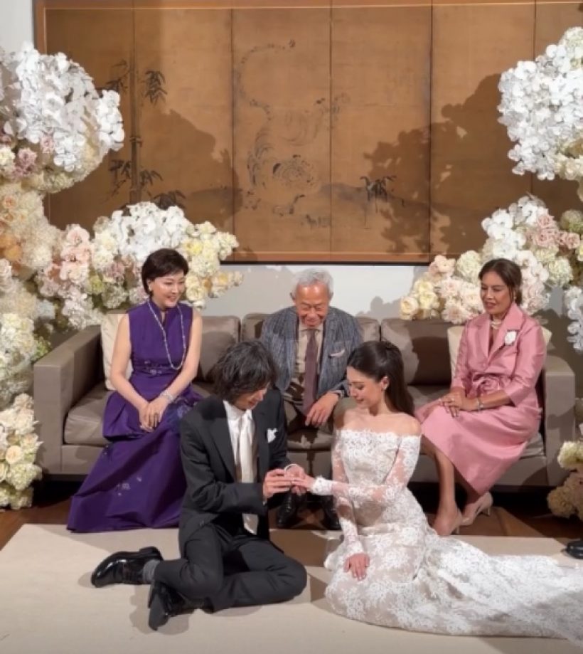 มิลลี่-ระฟ้า เข้าพิธีวิวาห์แล้ว เจ้าสาวสวย สมเป็นสะใภ้หมื่นล้าน