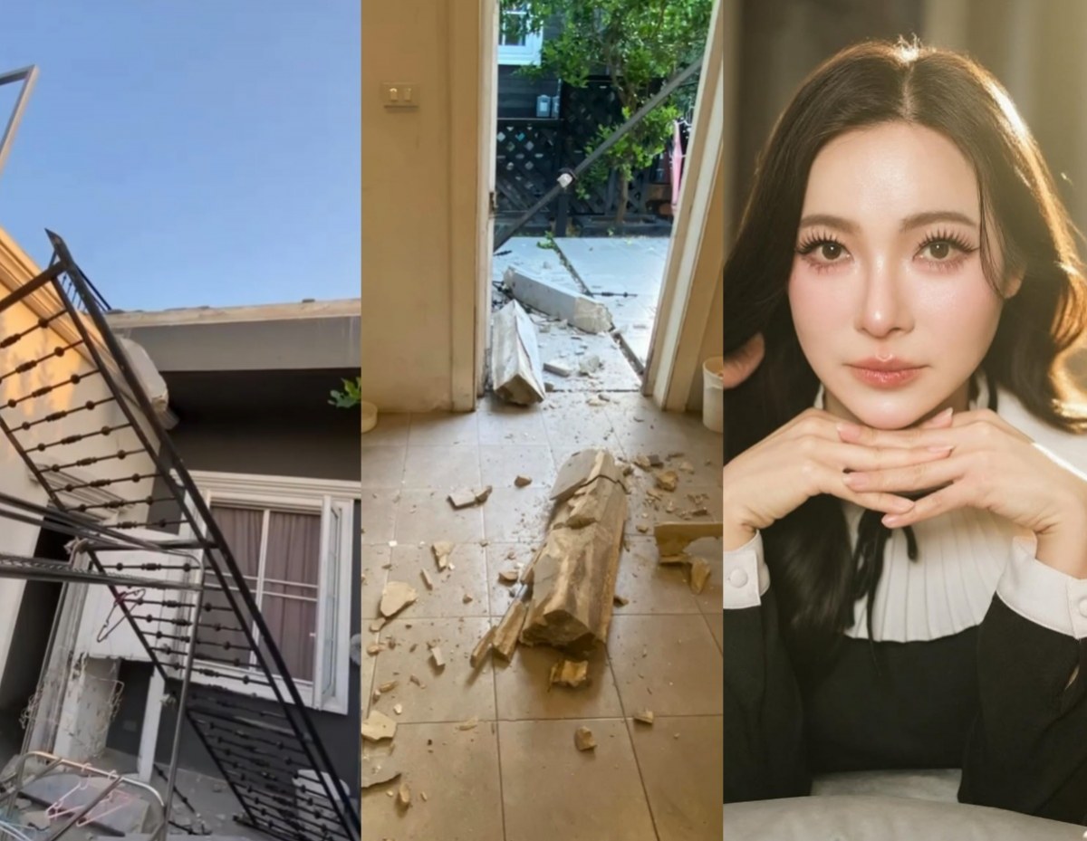 ดีเจต้นหอม ตกใจ! เผยคลิปบ้านหรู 50 ล้านพังต่อหน้า