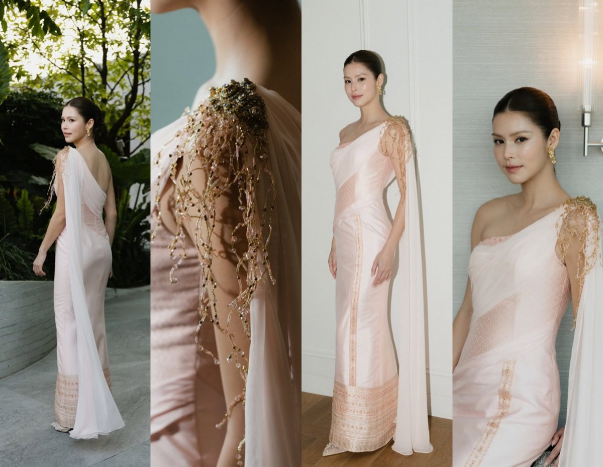 ส่องดีเทล ชุดไทยงานเเต่ง ยิหวา สวยเเพงระยิบระยับ