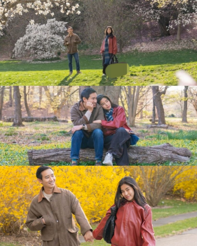 โลกสีชมพู!ก้อยพิธา อวดภาพคู่ฟีลแฟน จูงมือเดินเล่นรับลมหนาว